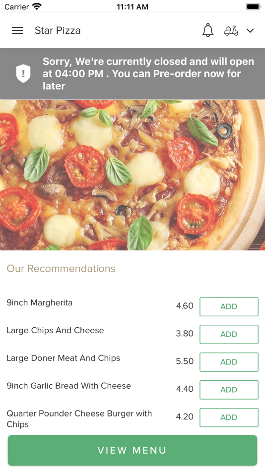 Star Pizza Chesterfield. - 10.11 - (iOS)