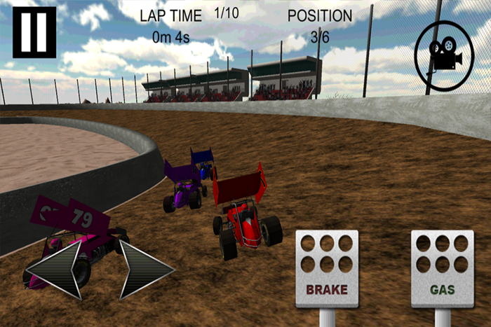 Sprint Car Dirt Track Game