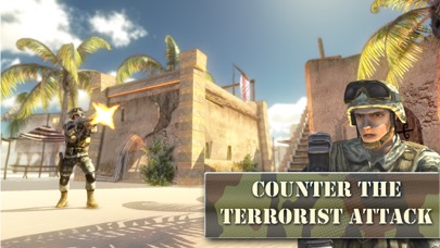 Army Gun Battle - Desert War Free iPhone screenshot