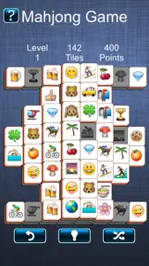 Addictive Mahjong Emoji HD screenshot #1 for iPhone