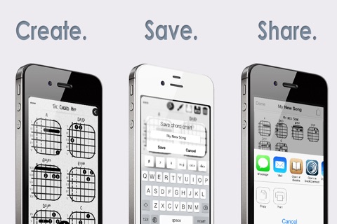 The Chord App : Guitar Chord Chart Builder For Professionals and Beginners screenshot 3