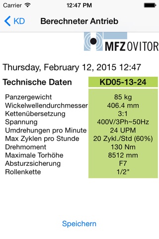 MFZ Ovitor Calculator screenshot 3