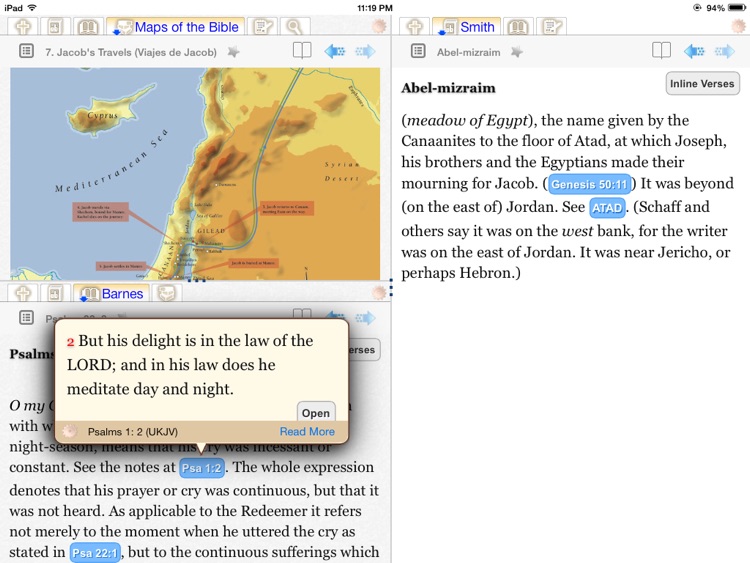 iBible-Study HD (iBS) - A powerful Bible study tool for free, based upon theWord free modules. screenshot-3