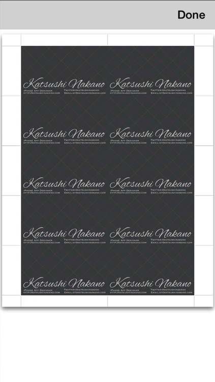 BusinessCardDesigner - Business Card Maker with AirPrint screenshot-4
