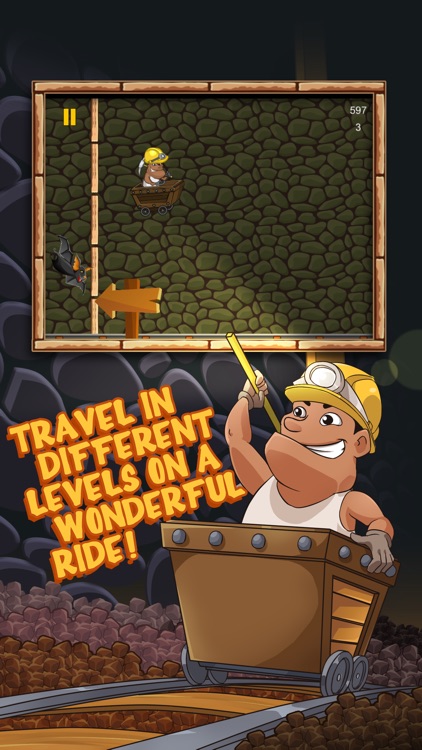 Gold Miner Rail Craft Ride: Pitfall Survival