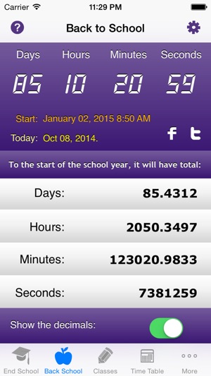 School Countdown - A Smart Class Timetable for Teacher and S(圖5)-速報App