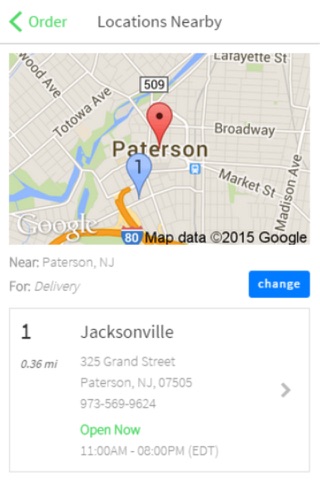 Jacksonville Ordering screenshot 2