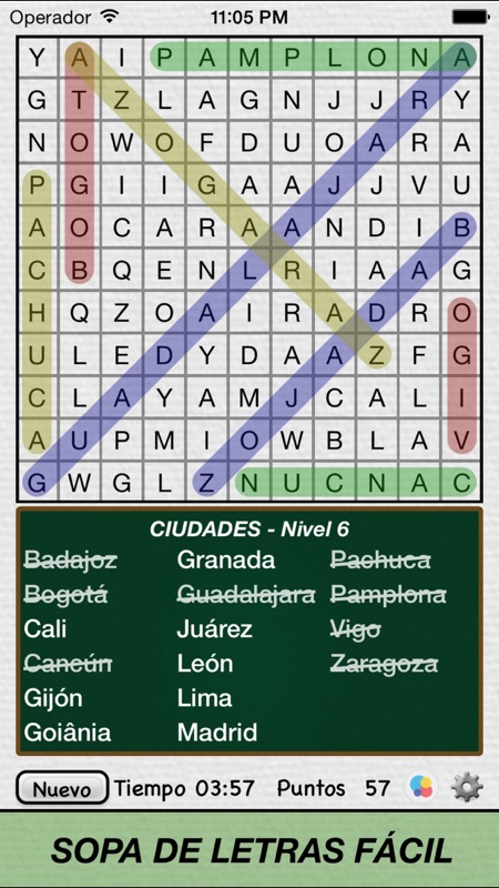 Sopa de Letras Fácil screenshot 2