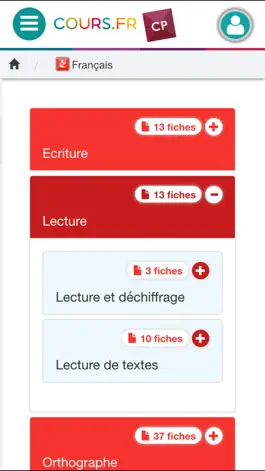 Game screenshot Cours.fr CP apk