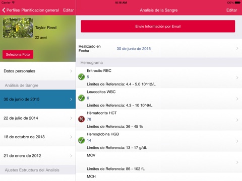 My Blood Test for iPad screenshot 3