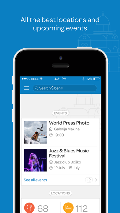 Screenshot #1 pour Šibenik Official Guide™ 2015