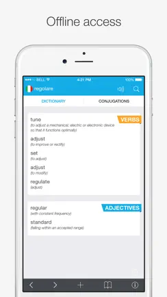 Italian – English Dictionary iPhone image 1