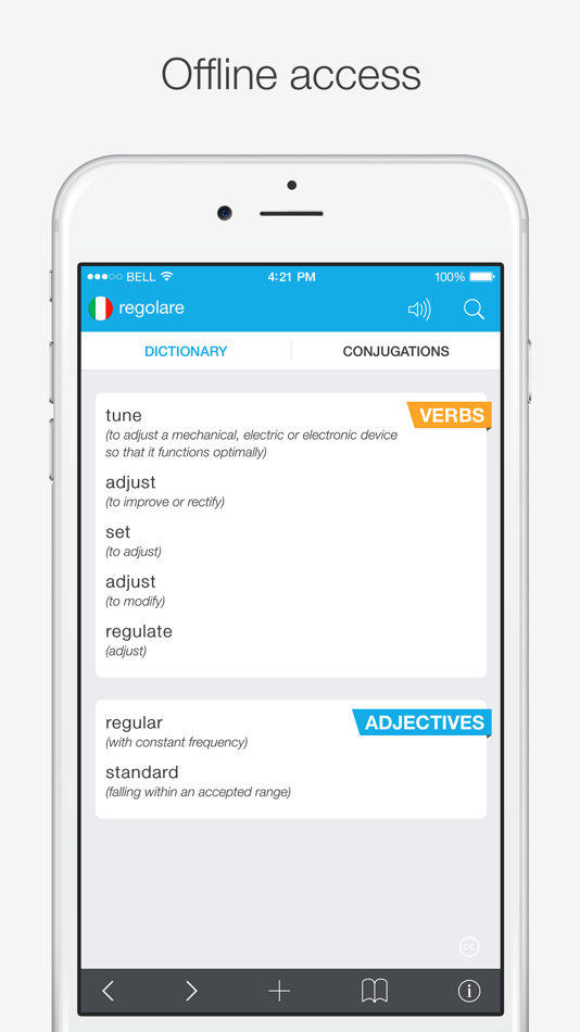 #1. Italian – English Dictionary (iOS) 由: JDMI Kft.