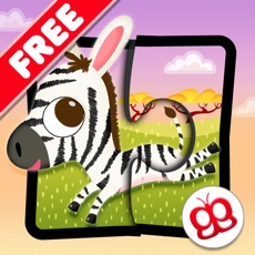 Activities of Wildlife Jigsaw Puzzles 123 for iPad Free - Fun Learning Puzzle Game for Kids