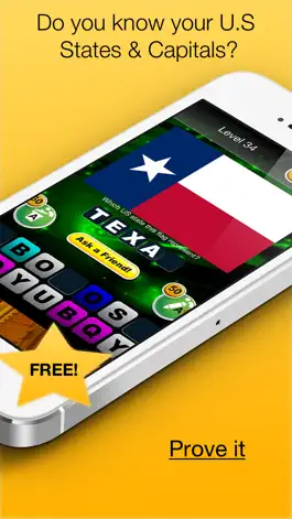 Game screenshot Quiz Pic - US States & Capitals. Educational Trivia Game For All Ages mod apk