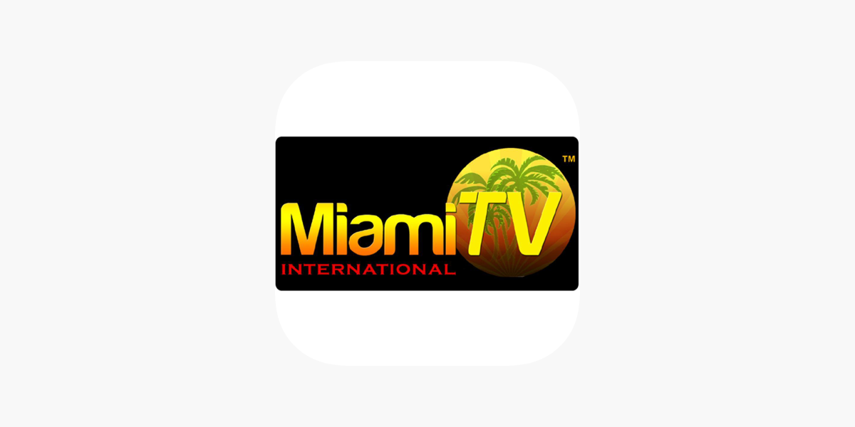 Майами тв мехико. Miami TV. Miami TV логотип канал. Miami TV Live. App Store в Майами.