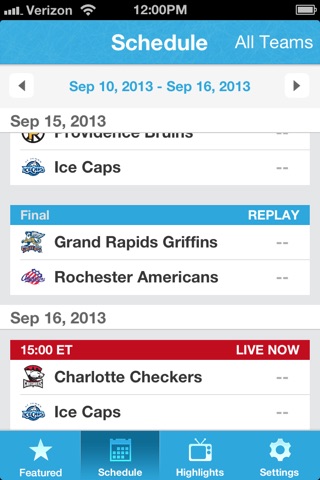 AHL Live screenshot 3