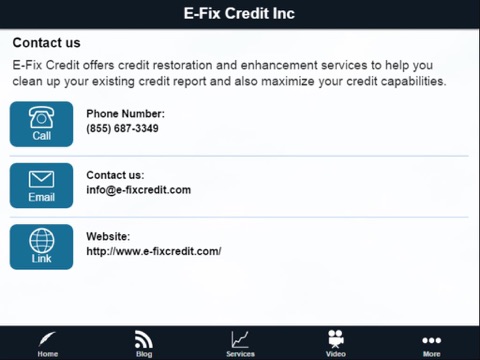 Screenshot #6 pour E-FIX CREDIT INC