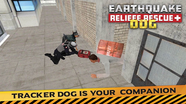 Earthquake Relief & Rescue Simulator : Play the rescue sniffer dog to Help earthquake victims. screenshot-3