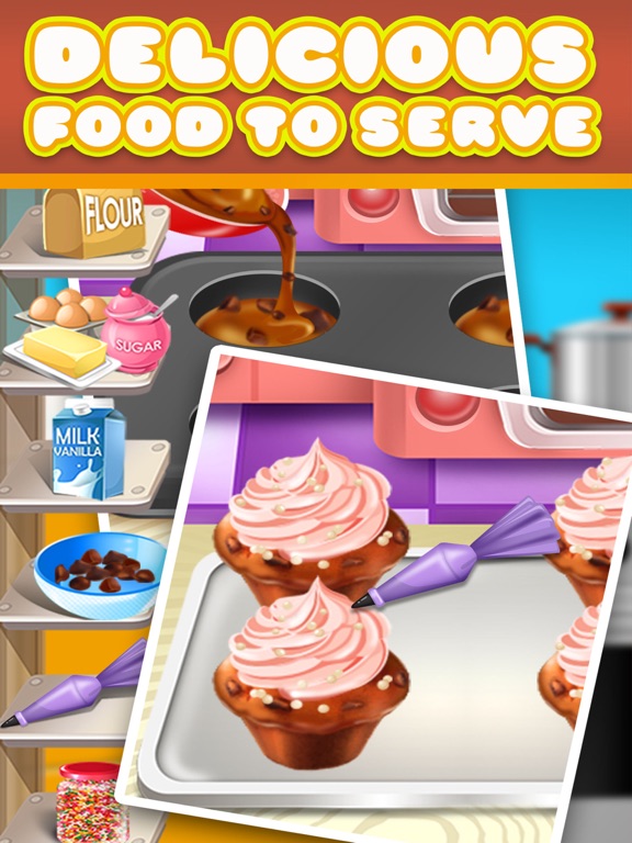 Screenshot #4 pour Kitchen Food Maker Salon - Fun School Lunch & Dessert Cooking Kids Games for Girls & Boys!