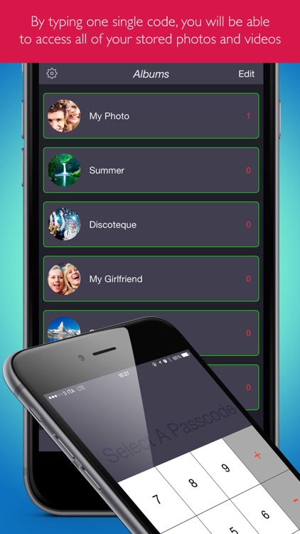 Secret Calculator Video and Photos ( put to secure your private data and protect them with passwords ) screenshot-3