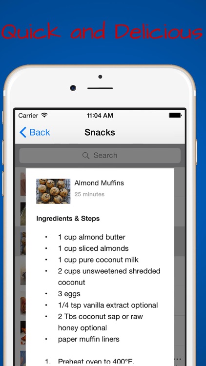 Quick Paleo Meals and Recipes