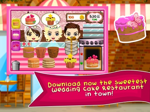 Screenshot #4 pour Wedding Cake Salon Dash - my sweet food maker & bakery cooking kids game!