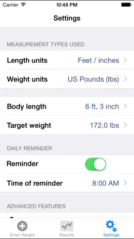 Game screenshot Track Body Weight hack