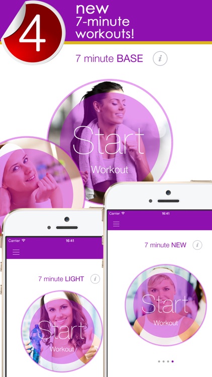 7 minute PRO: New workouts and exercises
