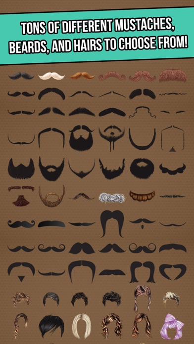 The Amazing Mustache Booth - A Funny Photo Editor with Hipster Stache, Manly Beards, and Cool Hairs iPhone screenshot 4 - Photo & Video app