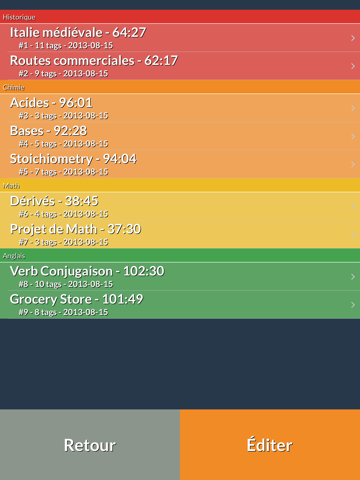 Screenshot #6 pour Notes de Cours Audio Gratuit - Enregistrer, partager, et marquer vos classes