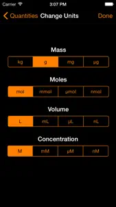 ChemTrix Chemistry Calculator screenshot #5 for iPhone