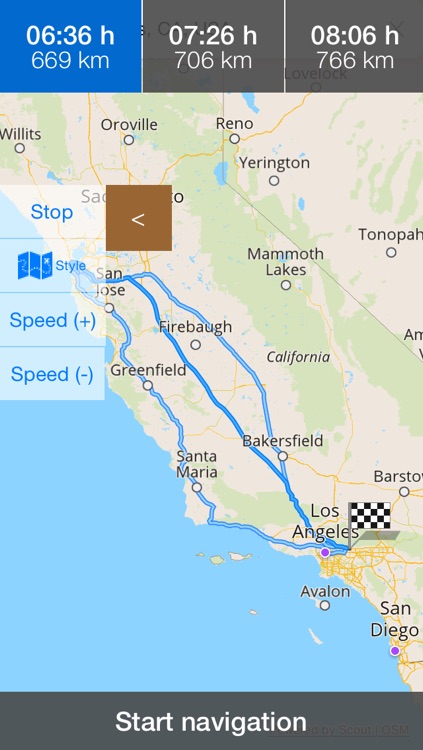 California Offline Map & Navigation & POI & Travel Guide & Wikipedia with Traffic Cameras Pro