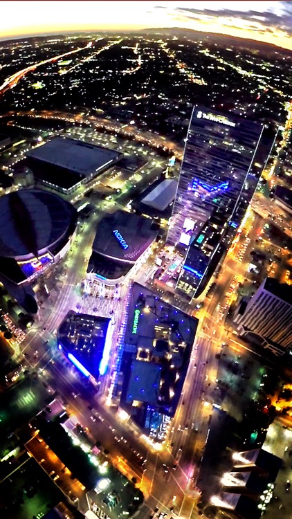 VR Virtual Reality Helicopter Flight Los Angeles by Night screenshot-4