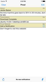 Prowl: Easy Push Notifications screenshot