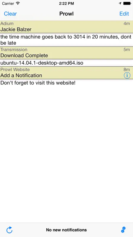 Prowl: Easy Push Notifications screenshot 1 of 3