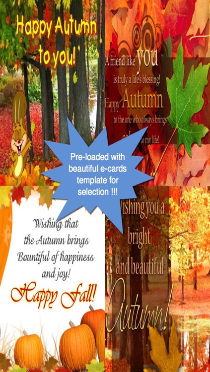 Happy Autumn Greeting Cards