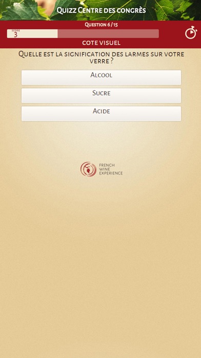Screenshot #1 pour Quizz vin