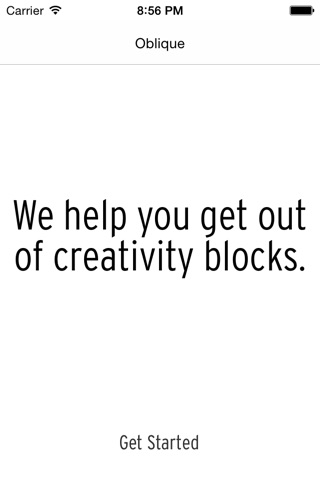 Oblique - Get out ot Creativity Blocks screenshot 2