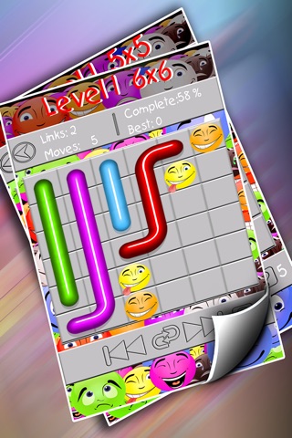 Smiley Emoticon Puzzle Line Match : The Emotion Brain Game - Free Edition screenshot 4