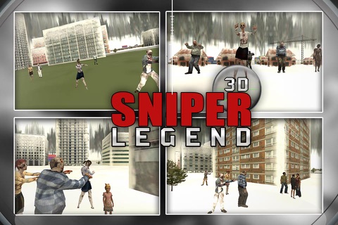 Sniper Legend Lone Survivor: Zombie Apocalypse 3D screenshot 2