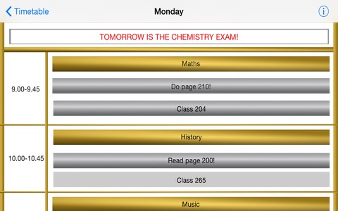 Timetable Pro -Nitomani screenshot 3