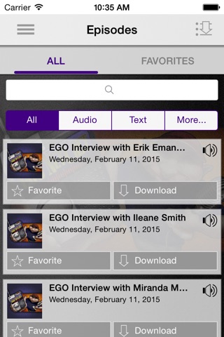 EGO NetCast screenshot 3