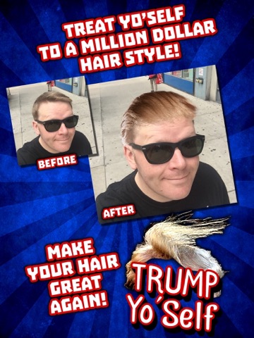 Screenshot #1 for TRUMP Yo'Self! Make Your Hair Great Again!