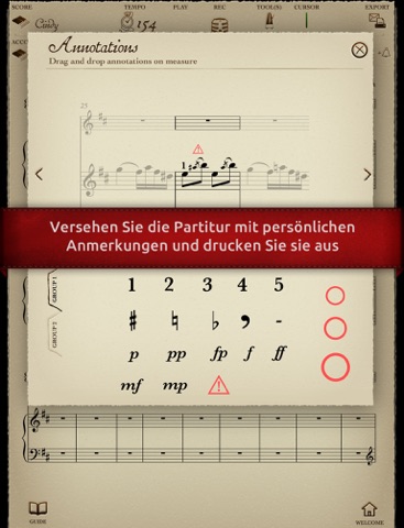 Play Haydn - Concerto pour piano n° 11 - 3ème mouvement Rondo all’Ungarese (partition interactive) screenshot 4