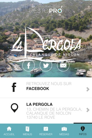 La Pergola - Restaurant Le Rove screenshot 4