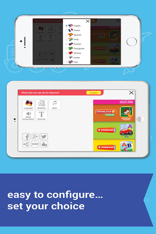 Kids vehicle puzzle and sound - Preschool game for toddlers