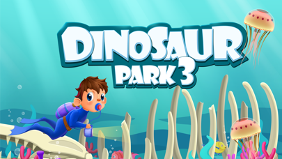 Screenshot #1 pour Dinosaur Park 3: Sea Monster - Fossil dig & discovery dinosaur games for kids in jurassic park