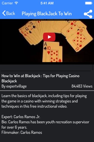 BlackJack Guide - Complete Video Guide screenshot 3