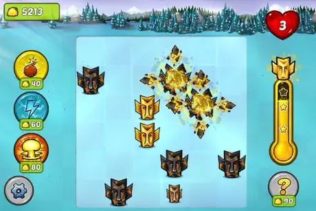 Tiny Totem Tap- Aztec, Mayan gold chain reaction puzzle game hd